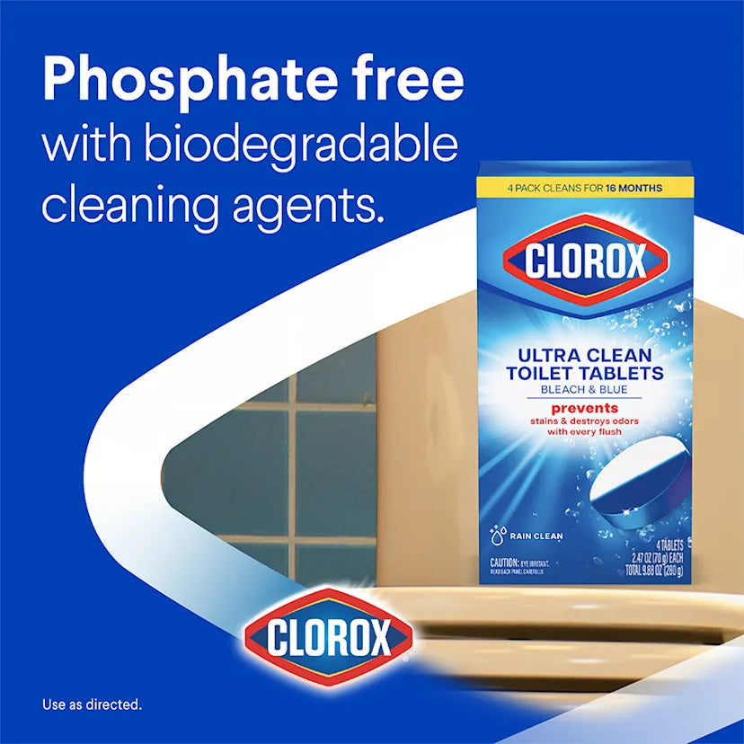 Clorox™ Clean Ultra Clean Toilet Tablets Bleach & Blue - Image 5