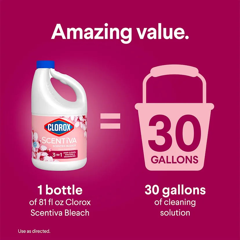 Clorox™ Scentiva™ Scented Bleach | Lavender & Jasmine - Image 8