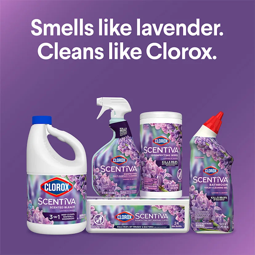 Clorox™ Scentiva™ Scented Bleach | Lavender & Jasmine - Image 10