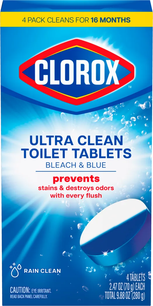 Clorox™ Clean Ultra Clean Toilet Tablets Bleach & Blue